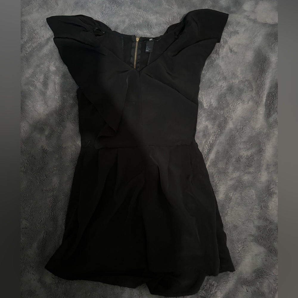 black h&m romper